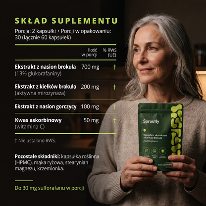 Sproutly Ekstrakt z kiełków brokułu